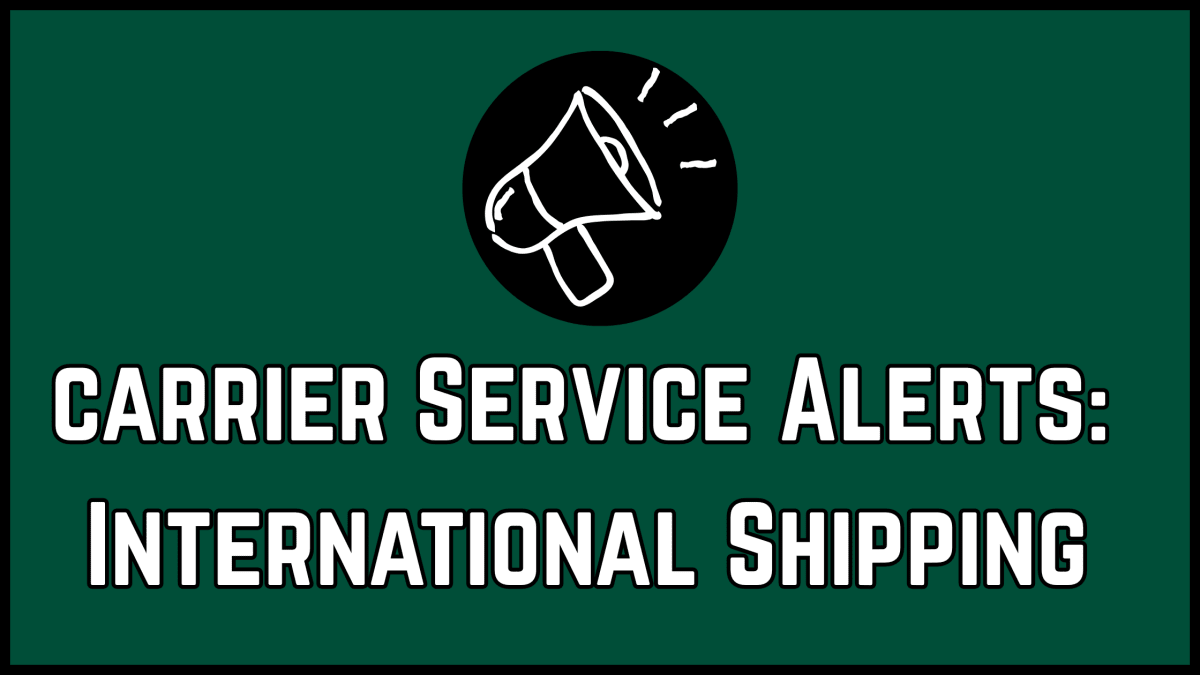 Carrier Service Alerts: International Shipping (3.9.2026) - Zingari Man