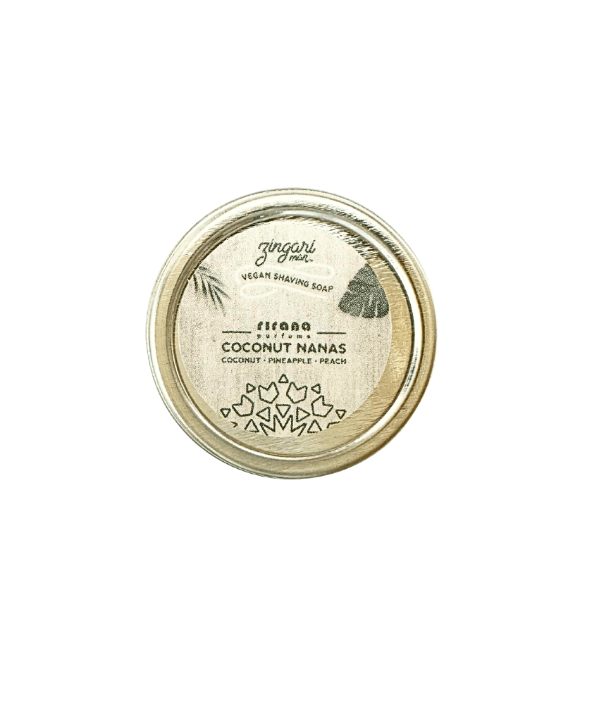 Coconut Nanas Vegan Shave Soap - Zingari Man
