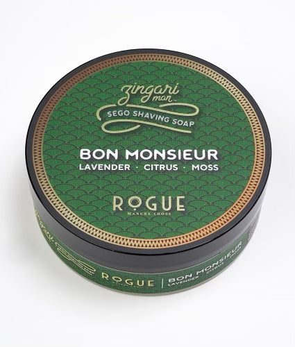 zingari man, rogue perfumery, bon monsieur, shave soap, all natural